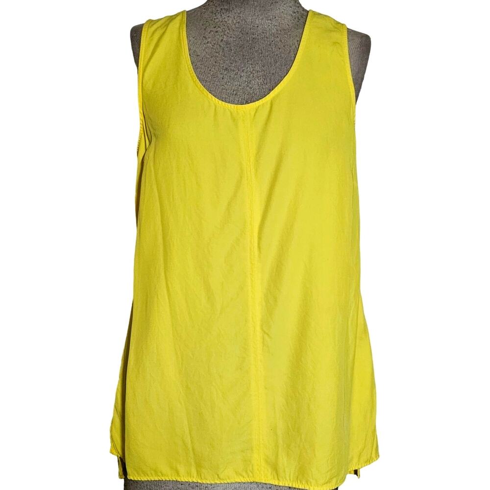 Banana Republic Yellow Sleeveless Blouse Size Small